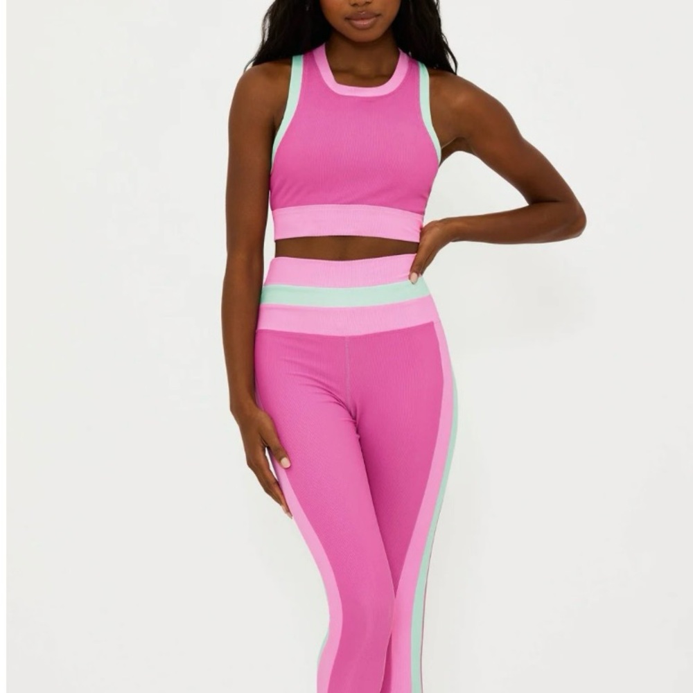 Beach Riot Pink and Green Sporty Set